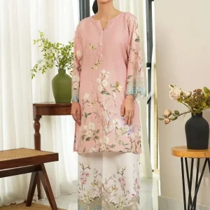 Women's Digital Printed Doria Lawn Cord Set 2PC | Soft Doria Lawn Summer Dress | Casual Printed Co-Ord Set | Stylish Ladies Outfit | Ready to Wear