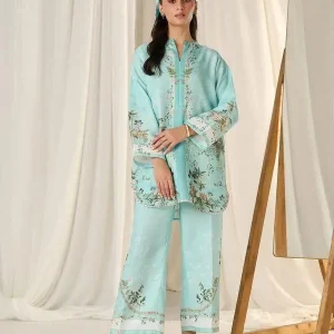 Women's Digital Printed Doria Lawn Cord Set 2PC | Soft Doria Lawn Summer Dress | Casual Printed Co-Ord Set | Stylish Ladies Outfit | Ready to Wear