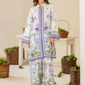 Women's Digital Printed Doria Lawn Cord Set 2PC | Soft Doria Lawn Summer Dress | Casual Printed Co-Ord Set | Stylish Ladies Outfit | Ready to Wear